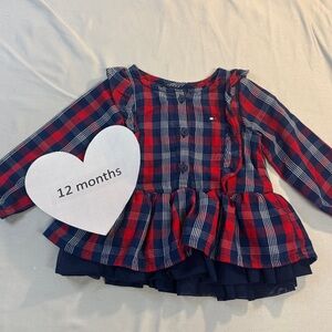 Tommy Hilfiger - LIKE NEW - Red and Blue Plaid dress